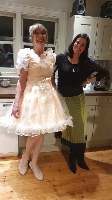 The girls who ran the salon wanted to see Amanda dressed. . Dressed as a woman for a week